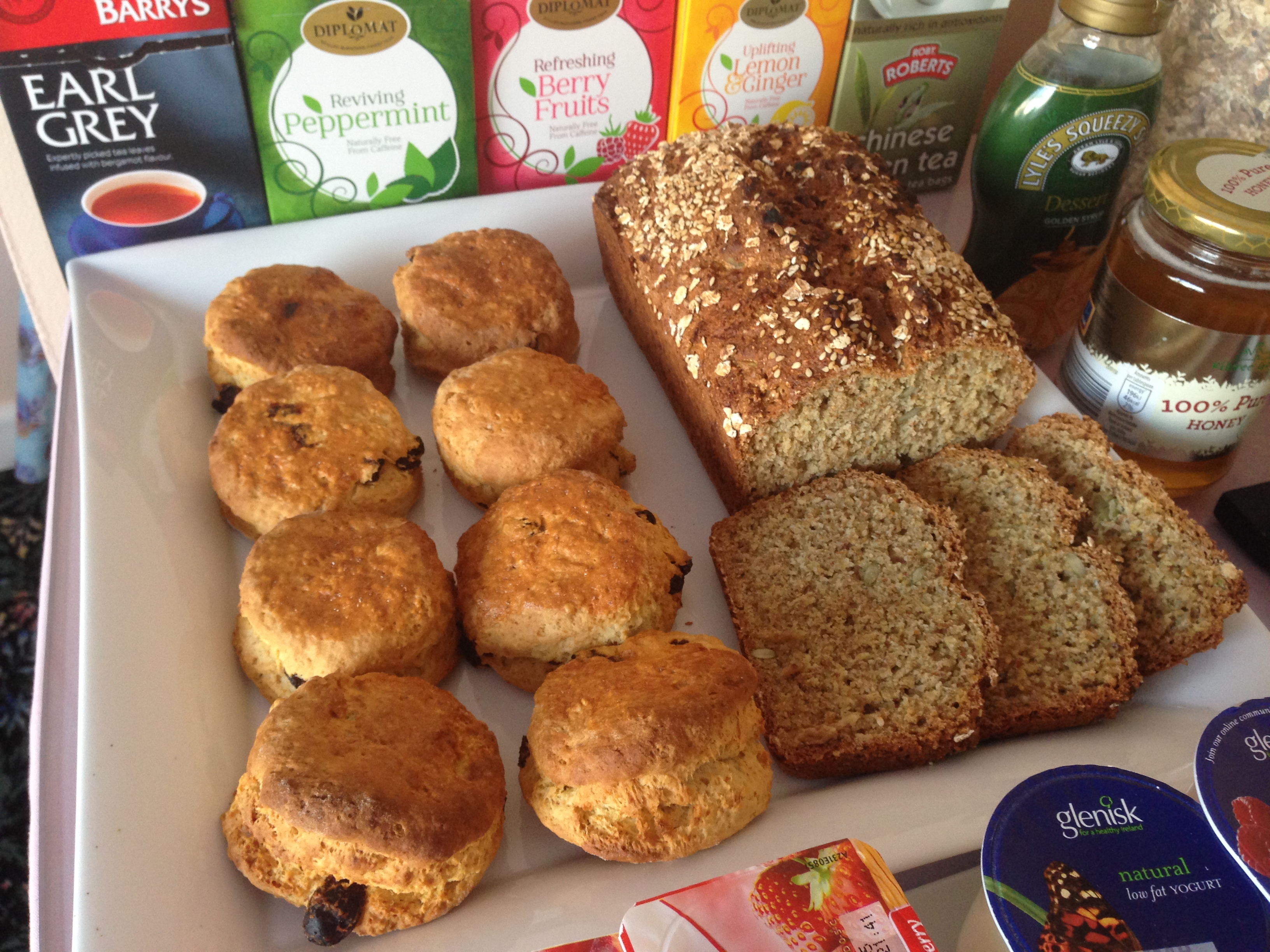 Homemade baking at Sancta Maria